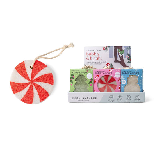 Bubbly and Bright Super Sudsy Soap Sponge - Lemon & Lavender