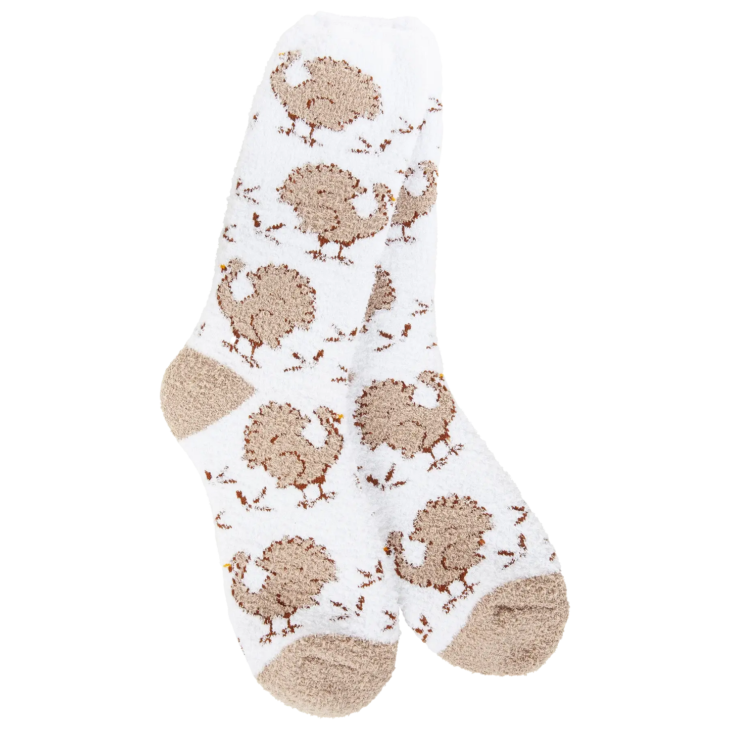 Thanksgiving Turkey Trot Cozy Crew - World's Softest® Socks