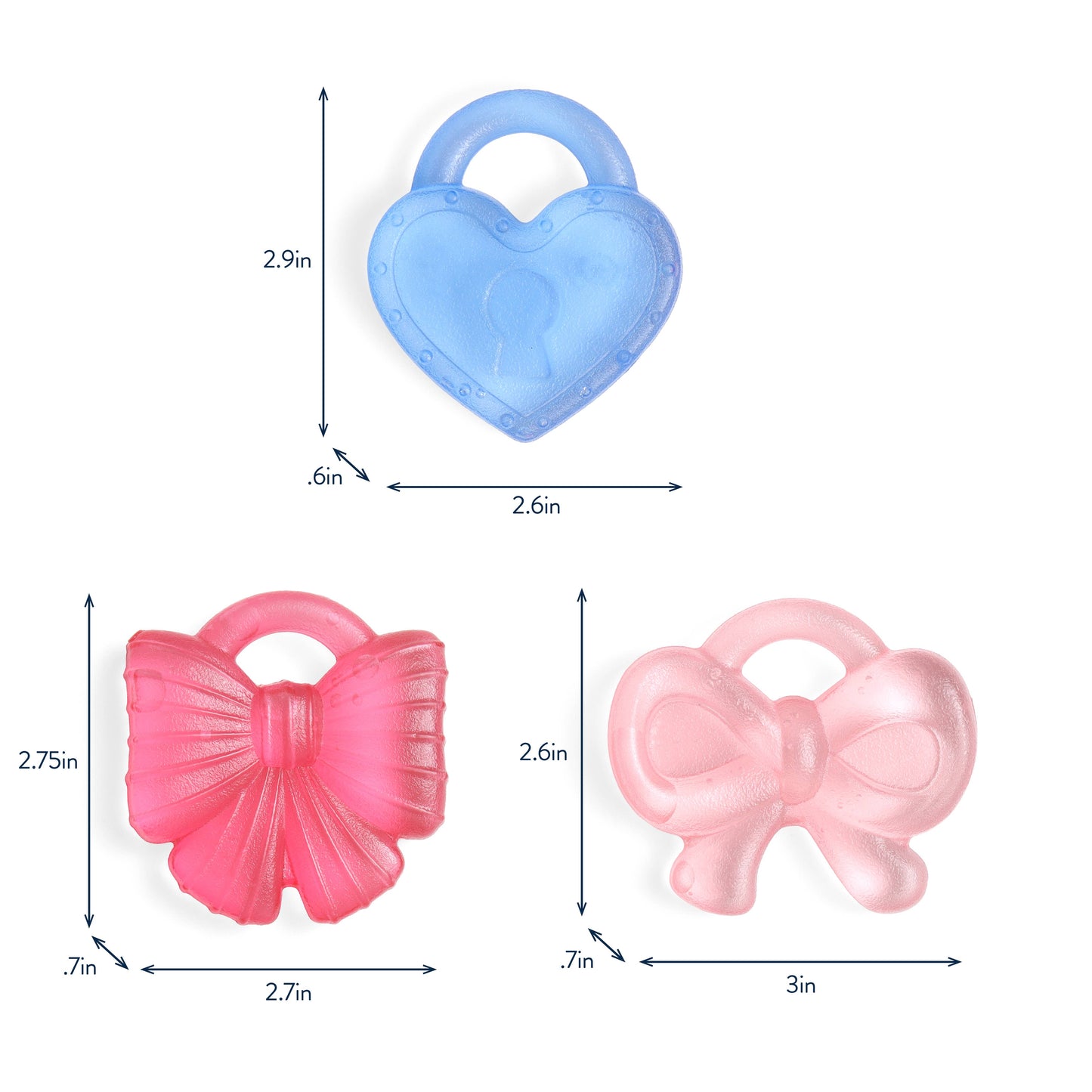 Cutie Coolers™ Coquette Bow Teethers - Itzy Ritzy