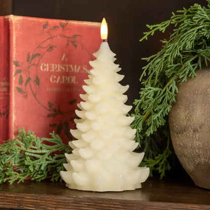 Cream Flameless LED Balsam Tree Candle - 4 Options