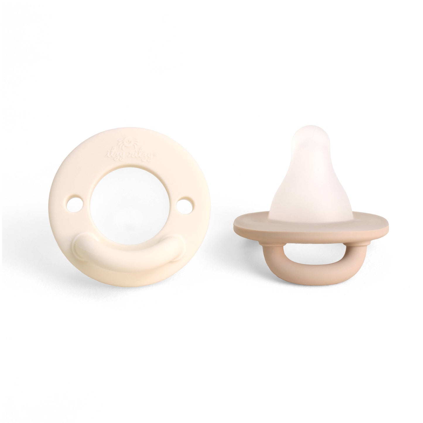 Itzy Ritzy Latch & Soothe Breastlike Pacifier - Taupe
