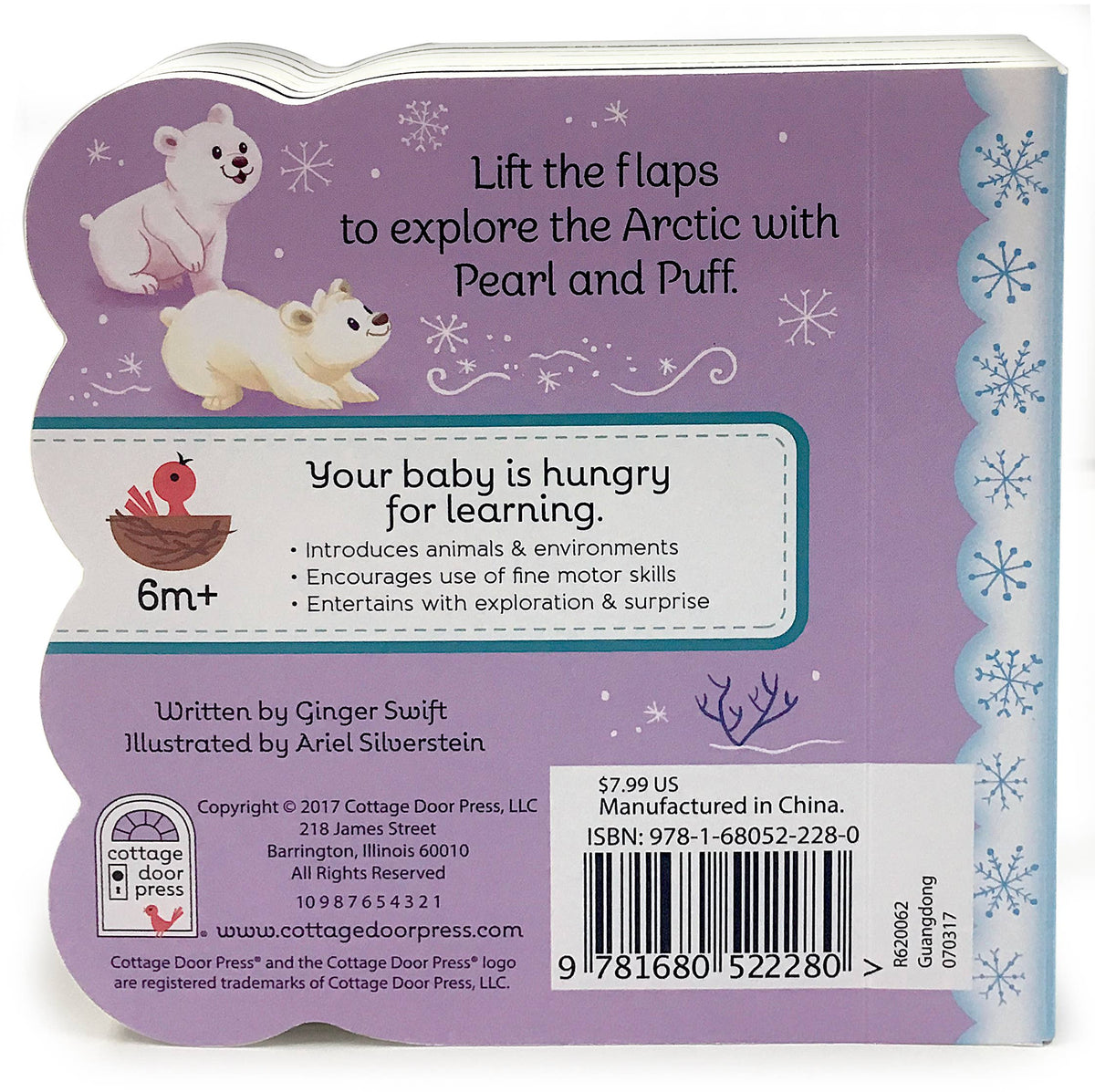 Babies in the Snow Lift-a-Flap Winter-Themed Board Book - Children