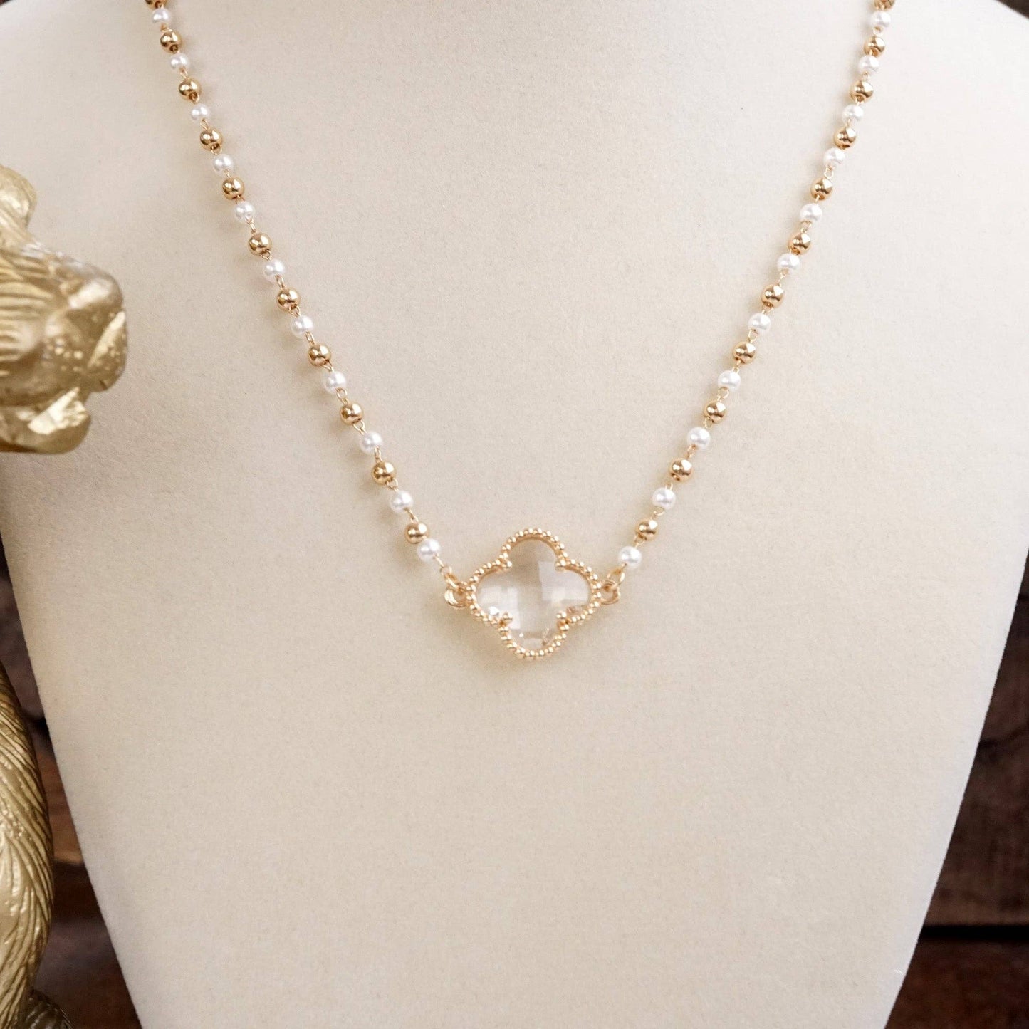 Lucky Light Clover Pendant Necklace