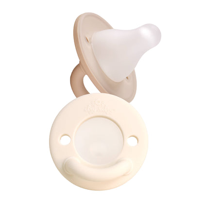 Itzy Ritzy Latch & Soothe Breastlike Pacifier - Taupe