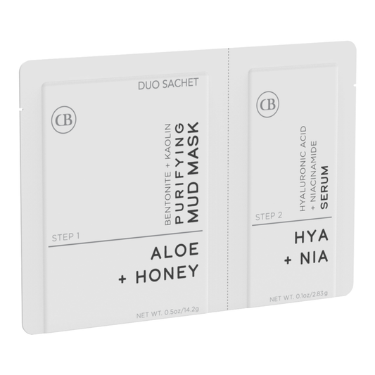 Amish Farms Purifying Duo Sachet | K-Beauty Inspired Clay Mask + Serum