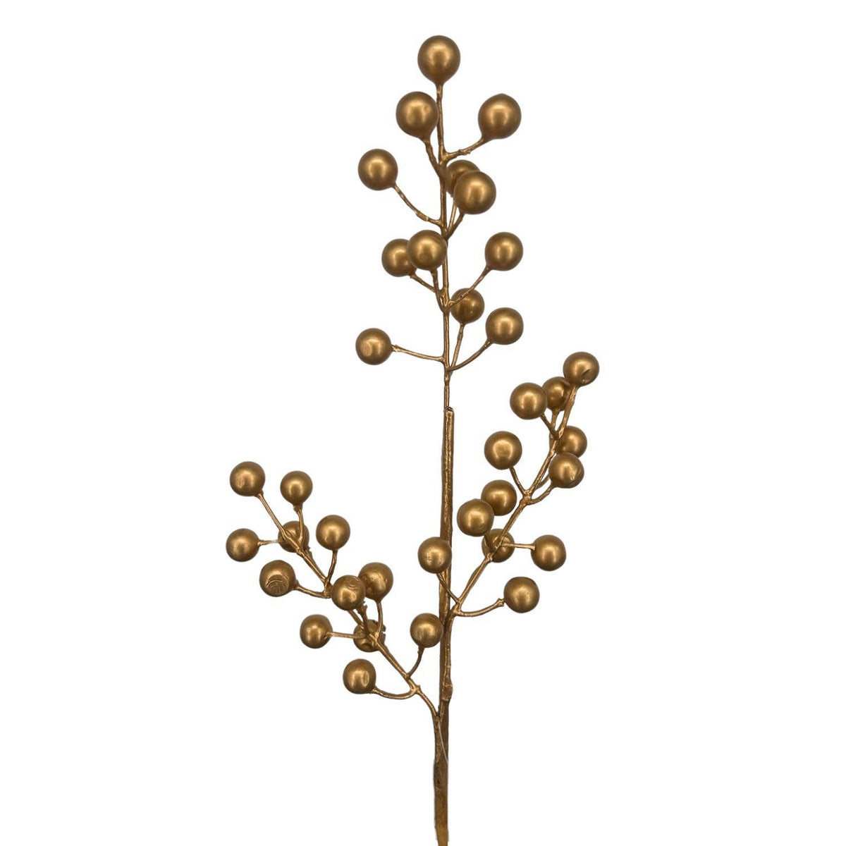 Metallic Berry Pick 18" - Gold