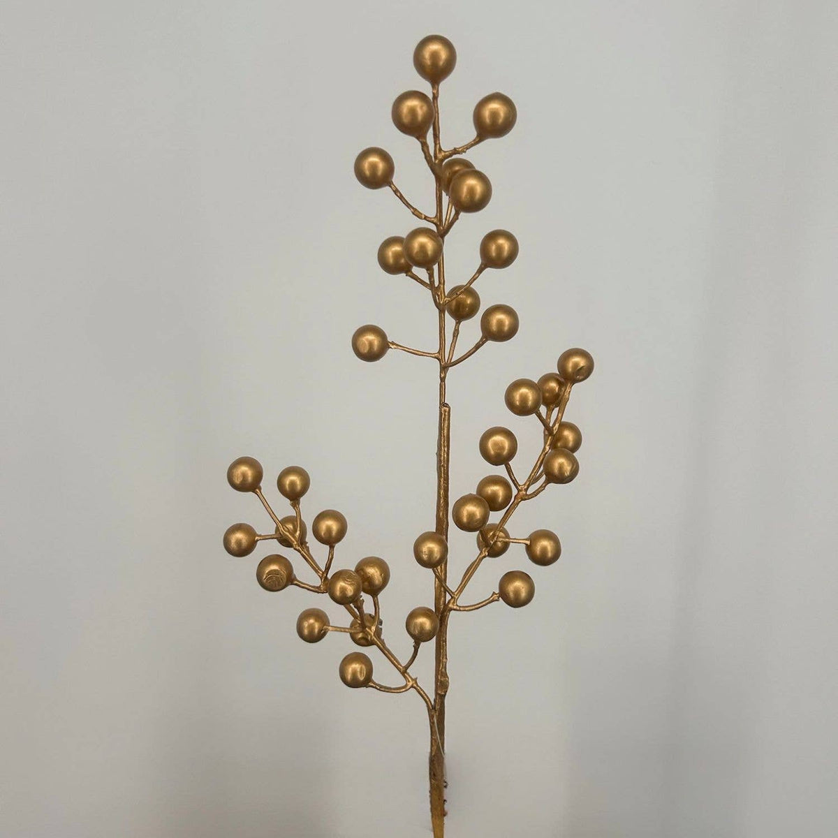 Metallic Berry Pick 18" - Gold
