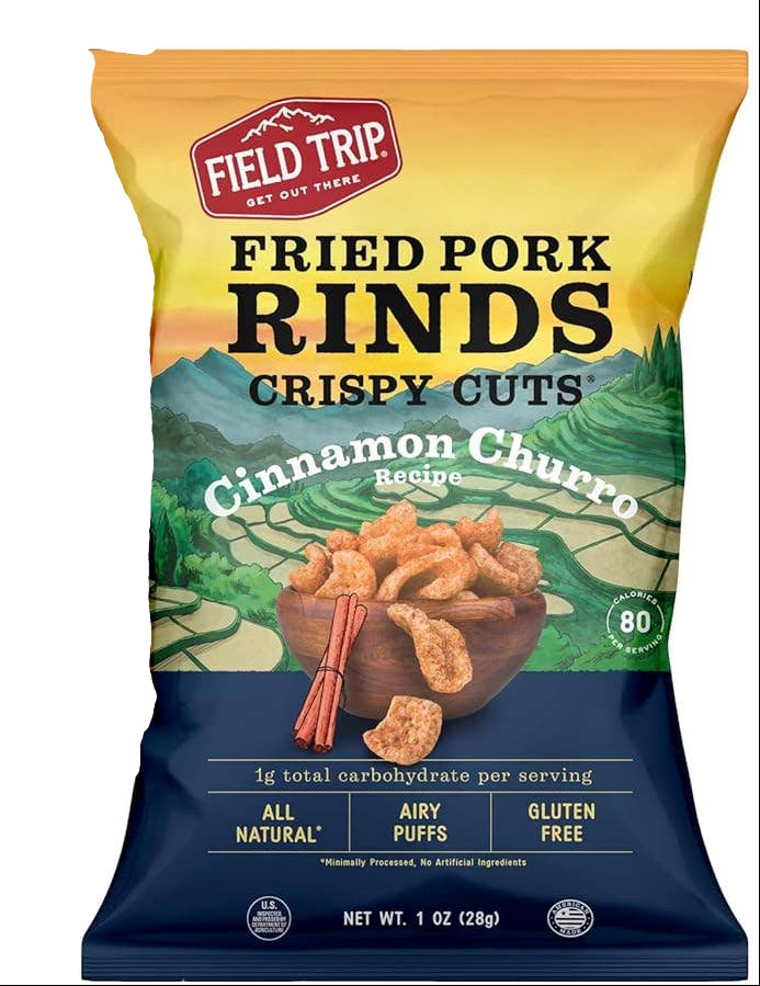 Crispy Cuts Cinnamon Churro Pork Rinds (1oz)