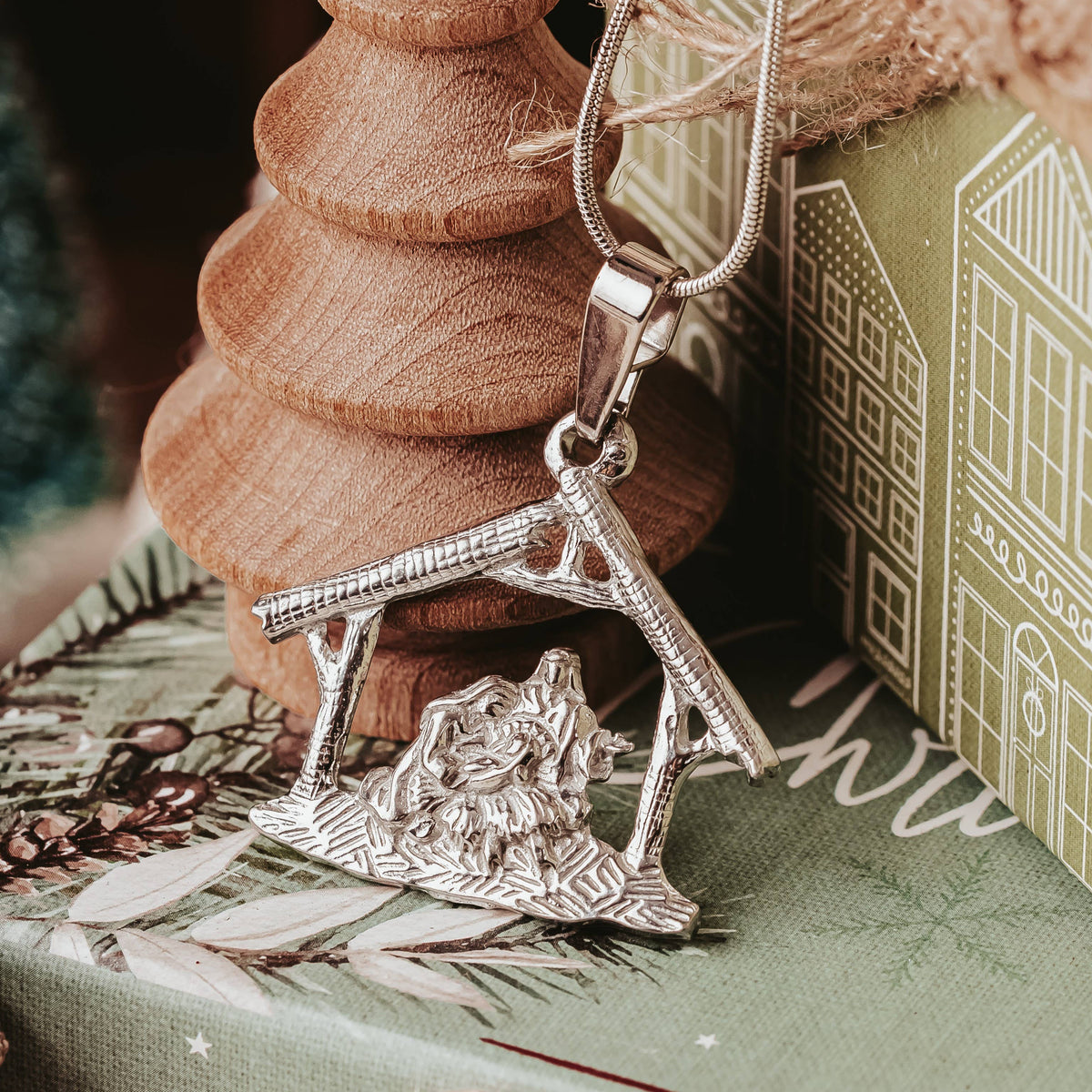Pewter Nativity Pendant Necklace - PREORDER Ships Within 2 Weeks