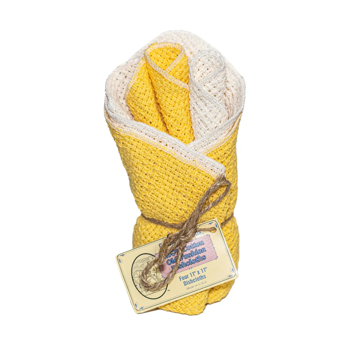 Country Cottons 100% Cotton Dishcloths - Set of 4