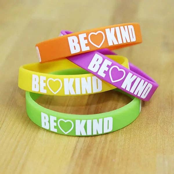 "Be Kind" Silicone Bracelet - Assorted Color