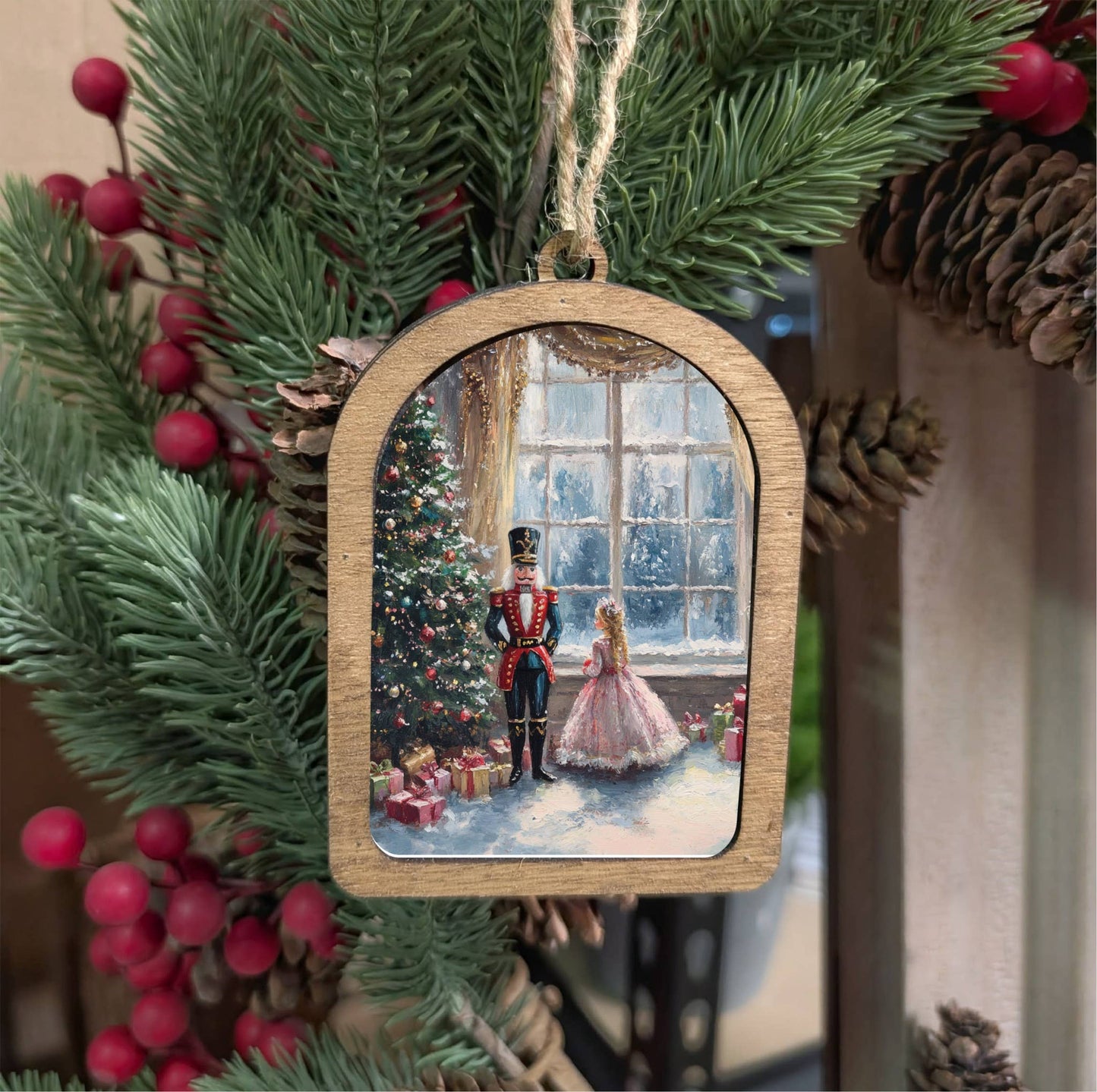 Framed Arch Ornament Nutcracker Ballet