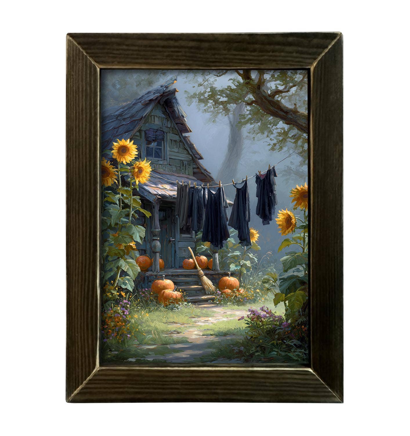 Haunted Cottage Framed Art