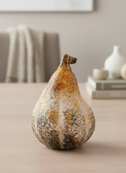 Cider Pear Gourd 4" x 5" Ceramic Tabletop Decor