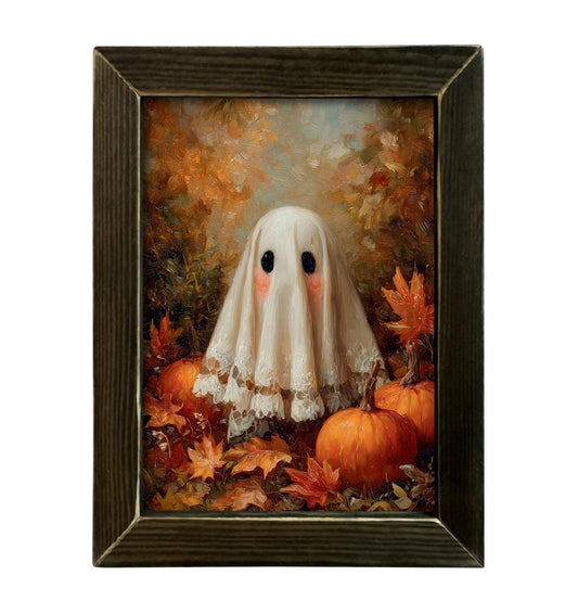 Autumn Lace Ghost Framed
