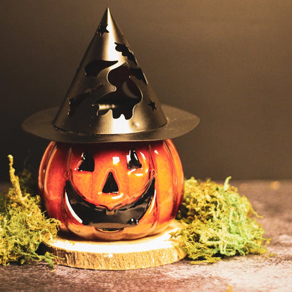 Jack-o-Lantern Candle (10oz.) – Orange Cinnamon Clove