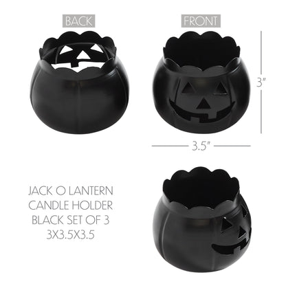 Jack-O-Lantern Candle Holder - 3 Color Options