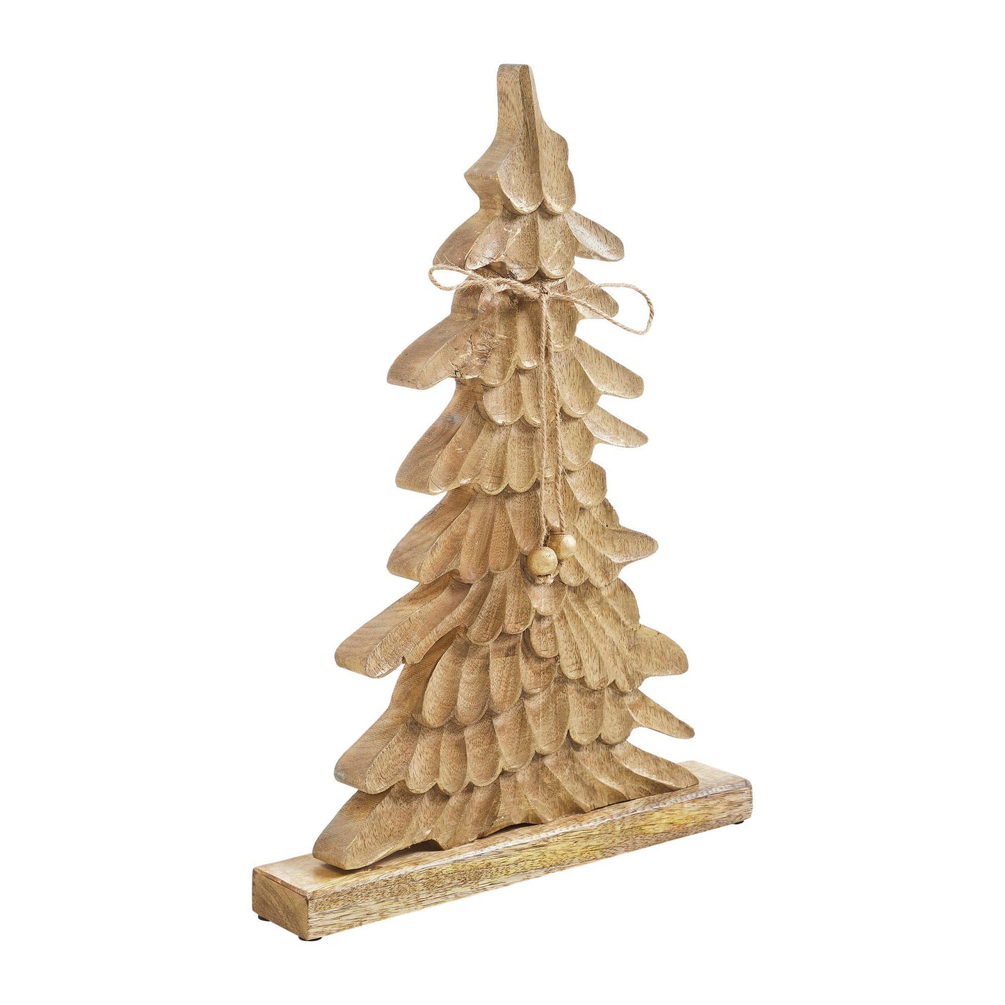 Winter Wonder Brushed Gold Wooden Tree - 2 Size Options