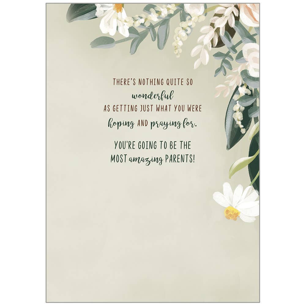 For This Child We HAve Prayed - Faith Baby Card