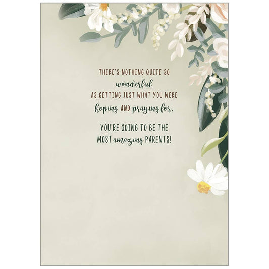 For This Child We HAve Prayed - Faith Baby Card