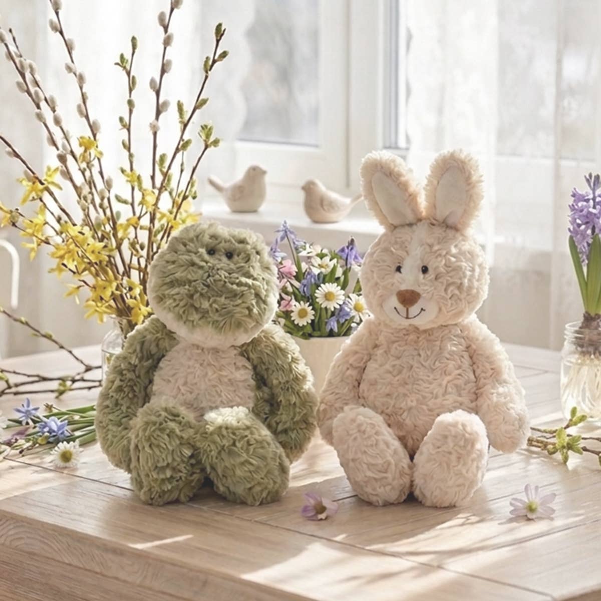 Stuart The Cuddly Frog Stuffed Animal - 14in