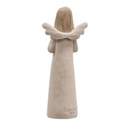 Nana Resin Angel With Vase & Flowers