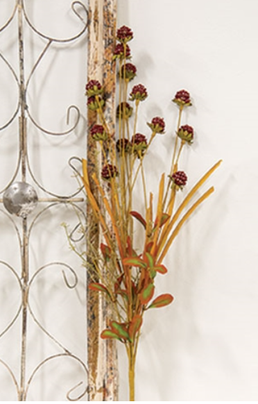 Fall Grass & Thistle Spray - Plum