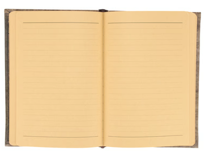 Vintage Style Damask Journal - Lined Pages