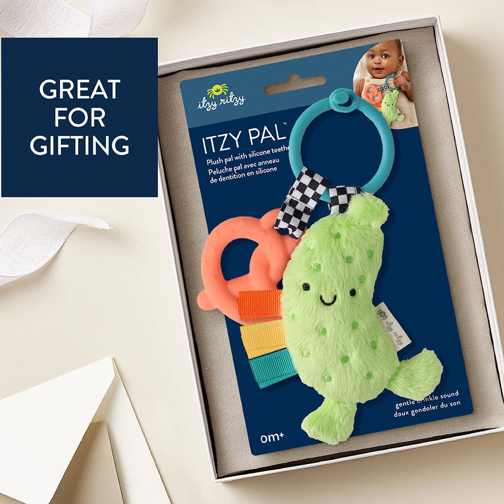 Itzy Pal - Parker The Pickle Silicone and Plush Teether