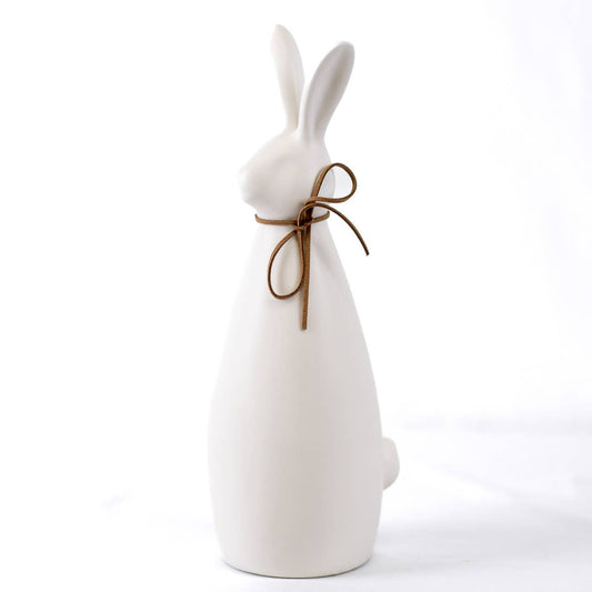 Alice Bunny Statuary - White 12"