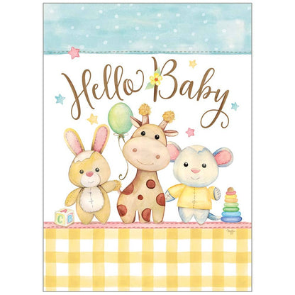 Hello Baby  -  Baby Congratulations Card