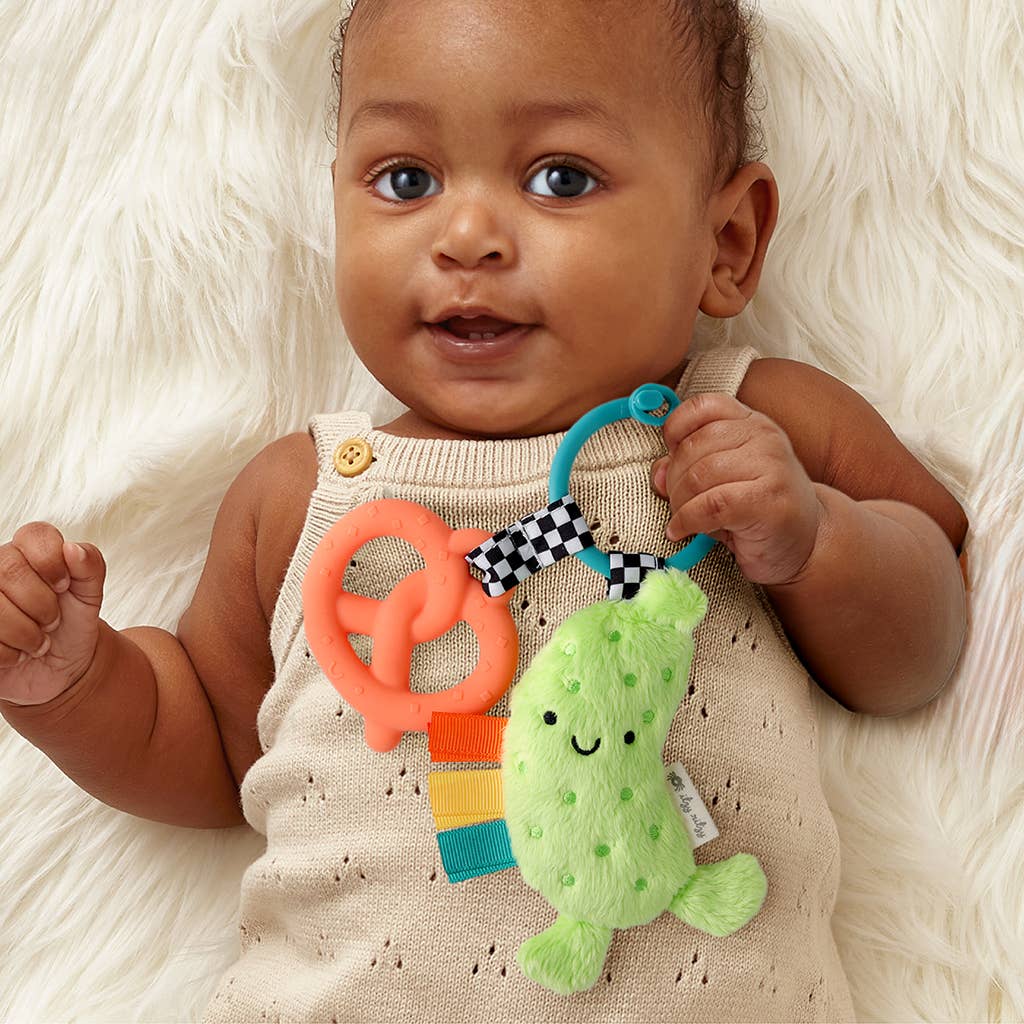 Itzy Pal - Parker The Pickle Silicone and Plush Teether