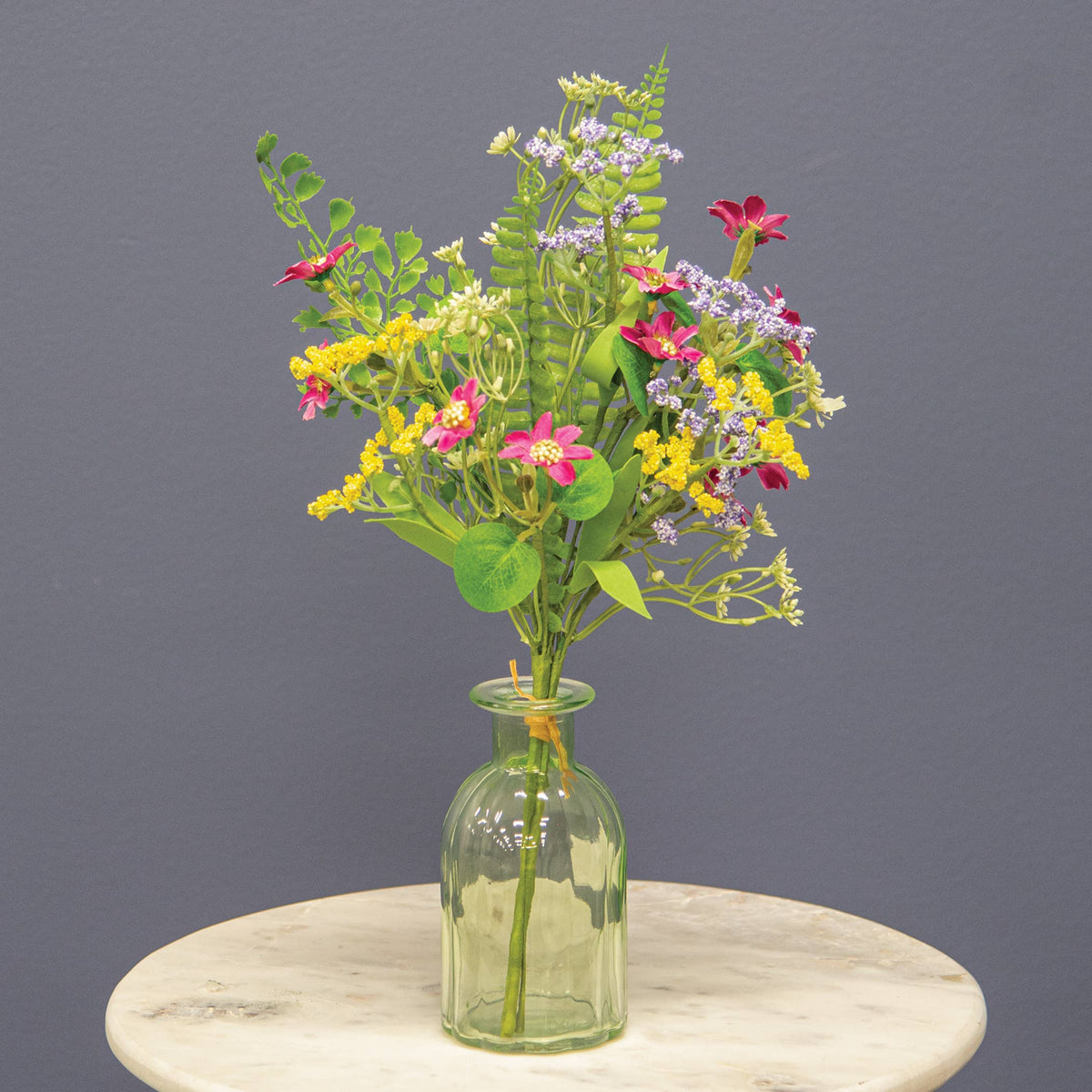 Verbena Heather Blossoms Spray - 16 In