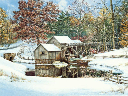 First Snow 550 Piece Puzzle - Heritage Puzzle