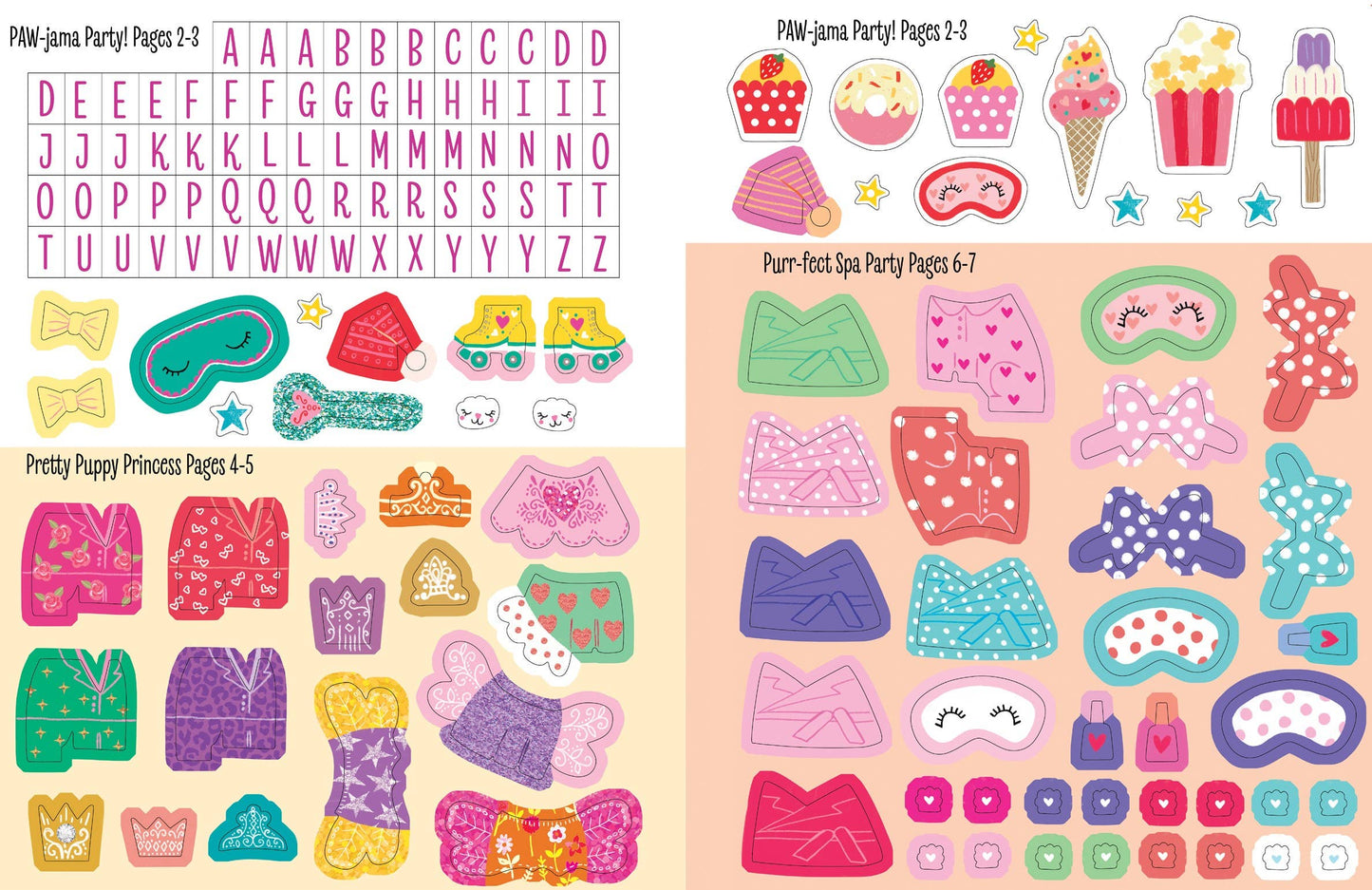 My Sticker Dress-Up: Pet Pajama Party!