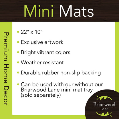 Holiday Door Swag Mini Mat - Fits Sassafras Doormat Base Tray